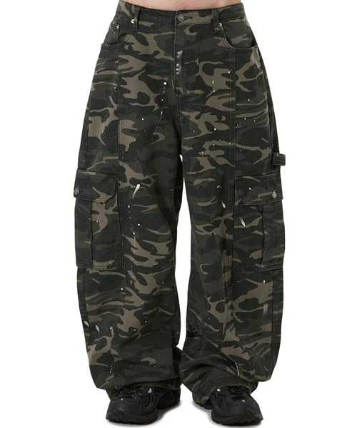 OY（オーワイ）の「『OY/オーワイ』PAINTED CARGO PANTS/ペインテッドカーゴパンツ（カーゴパンツ・メンズ・カモフラージュ・L/M/S）」の2枚目の写真
