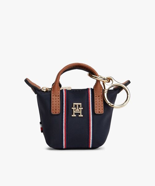 TOMMY HILFIGER（トミーヒルフィガー）の「ナノトートバッグチャーム（キーケース/キーアクセサリー・レディース・ネイビー/レッド・FREE）」の6枚目の写真
