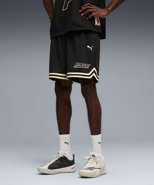 PUMA(プーマ)の「PUMA REPRESENT SHORT I(プーマ リプレゼント ショーツ I)(その他パンツ・メンズ・ブラック系・MEDIUM/LARGE/X-LARGE)」の1枚目の写真