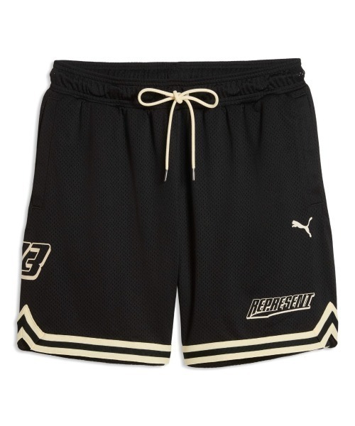 PUMA(プーマ)の「PUMA REPRESENT SHORT I(プーマ リプレゼント ショーツ I)(その他パンツ・メンズ・ブラック系・MEDIUM/LARGE/X-LARGE)」の2枚目の写真