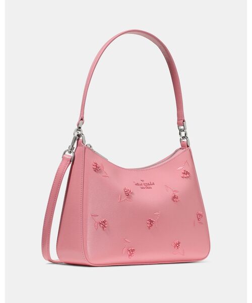 kate spade new york(ケイトスペード ニューヨーク)の「マルゴー フローラル エンベリッシュド コンバーチブル ショルダー バッグ(ショルダーバッグ・レディース・ピンク・ONESIZE)」の4枚目の写真