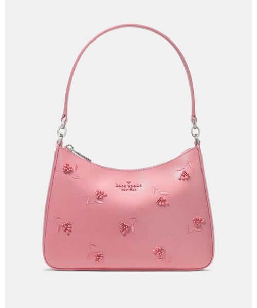 kate spade new york（ケイトスペード ニューヨーク）の「マルゴー フローラル エンベリッシュド コンバーチブル ショルダー バッグ（ショルダーバッグ・レディース・ピンク・ONESIZE）」の5枚目の写真