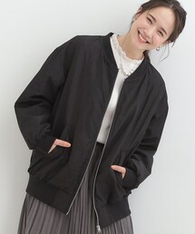 SHOO・LA・RUE | 【S-LL】大人も取り入れやすい BIGシルエット MA－1ブルゾン(ブルゾン)
