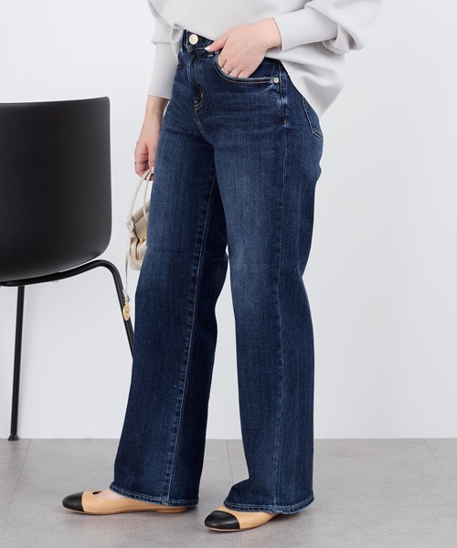 RED CARD TOKYO(レッドカード)の「【RED CARD TOKYO】35th Anniversary Wide Straight-ワイドストレートデニム(デニムパンツ・レディース・ダークネイビー・23/24)」の3枚目の写真