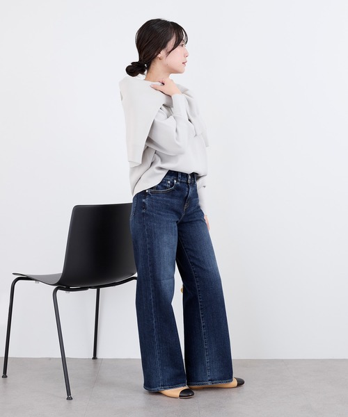 RED CARD TOKYO(レッドカード)の「【RED CARD TOKYO】35th Anniversary Wide Straight-ワイドストレートデニム(デニムパンツ・レディース・ダークネイビー・23/24)」の9枚目の写真