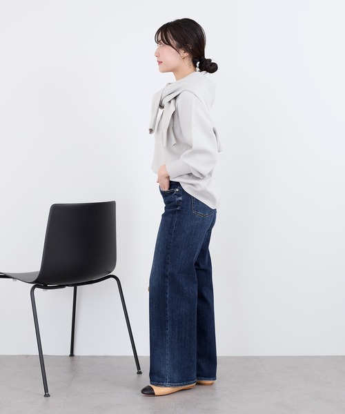 RED CARD TOKYO(レッドカード)の「【RED CARD TOKYO】35th Anniversary Wide Straight-ワイドストレートデニム(デニムパンツ・レディース・ダークネイビー・23/24)」の10枚目の写真