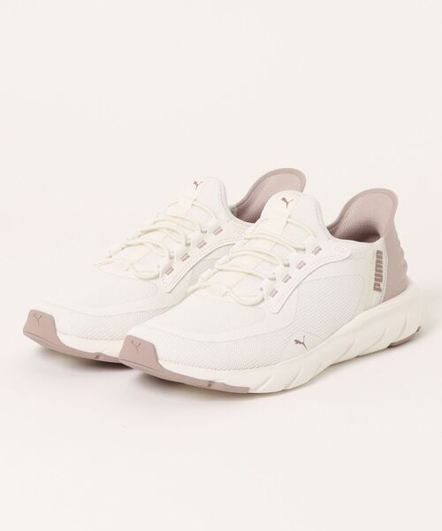 PUMA(プーマ)の「PUMA プーマ SOFTRIDE FLEX LACE EASE IN ALT 軽量 レディーススニーカー(ソフトライドフレックスレースイーズイン)(スニーカー・レディース・オフホワイト/ネイビー/グレー系その他・22.5cm/23.0cm/23.5cm/24.0cm/24.5cm/25.0cm/25.5cm)」の3枚目の写真