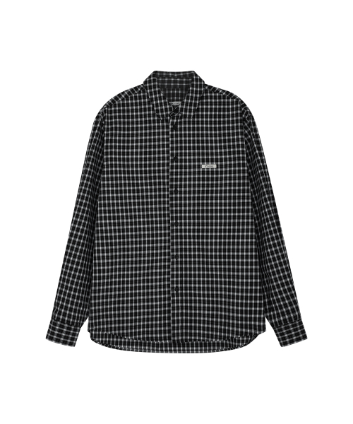 PROCESS(プロセス)の「Tatan Check Shirt - Black(シャツ/ブラウス・メンズ・その他・FREE)」の2枚目の写真