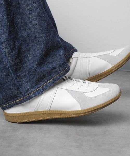 GERMAN TRAINER（ジャーマントレーナー）の「【RS】【GERMAN TRAINER】ジャーマントレーナー/レザースニーカー（スニーカー・メンズ・ホワイト/ブラック・43/42/41/40/44）」の22枚目の写真