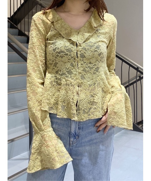 FRILL LACE ブラウス（シャツ/ブラウス）｜MOUSSY（マウジー）の