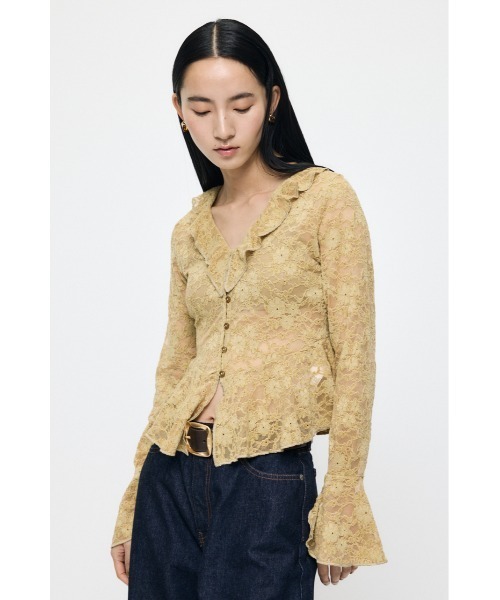 FRILL LACE ブラウス（シャツ/ブラウス）｜MOUSSY（マウジー）の