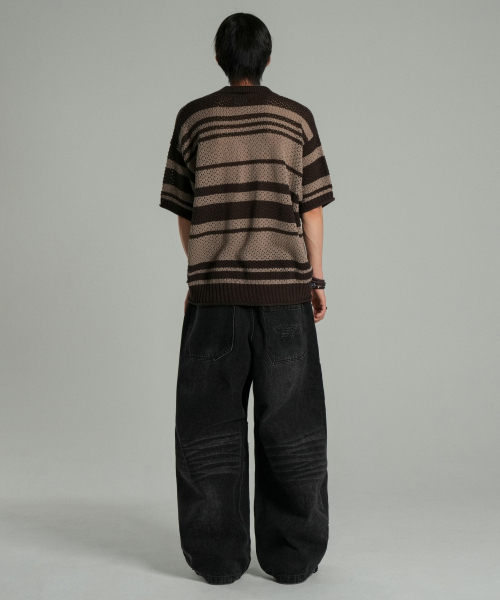 IDWS(アイドンワナセル)の「Sahara Collar Half-Knit Brown/Beige(ニット/セーター・レディース・その他・0/1/2)」の10枚目の写真