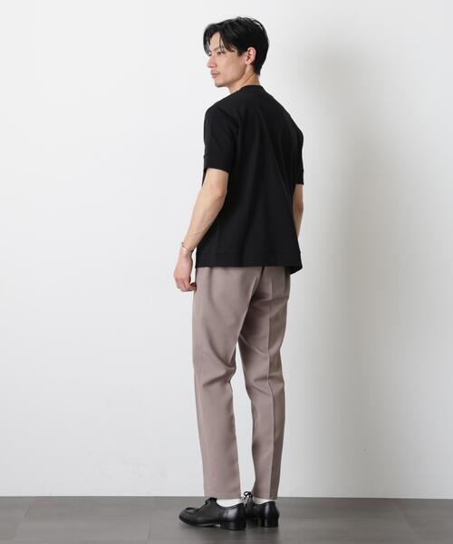 NANO universe(ナノユニバース)の「「FORMAL JERSEY」モックネックカットソー半袖(Tシャツ/カットソー・メンズ・ホワイト/ブラック/グリーン系その他4・S/L/M)」の10枚目の写真