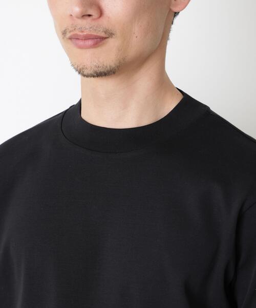 NANO universe(ナノユニバース)の「「FORMAL JERSEY」モックネックカットソー半袖(Tシャツ/カットソー・メンズ・ホワイト/ブラック/グリーン系その他4・S/L/M)」の13枚目の写真