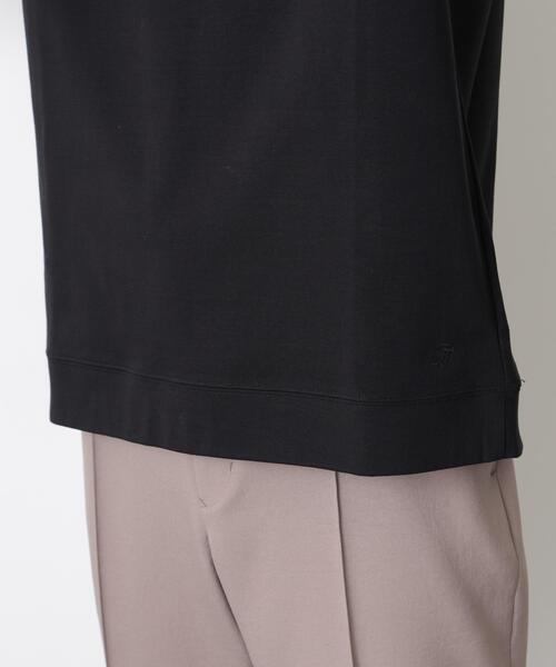 NANO universe(ナノユニバース)の「「FORMAL JERSEY」モックネックカットソー半袖(Tシャツ/カットソー・メンズ・ホワイト/ブラック/グリーン系その他4・S/L/M)」の15枚目の写真