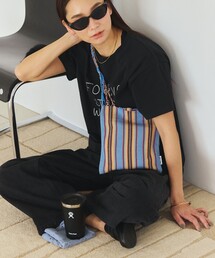 DULTON（ダルトン）の「DULTON/ダルトン HAMMOCK SACOCHE ハンモック ストライプ サコッシュバッグ（ショルダーバッグ）」