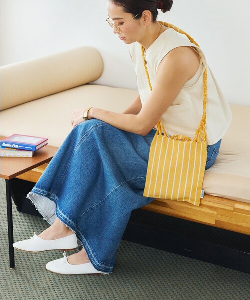 DULTON(ダルトン)の「DULTON/ダルトン HAMMOCK SACOCHE ハンモック ストライプ サコッシュバッグ(ショルダーバッグ・レディース・レッド/グリーン/イエロー/ダークグリーン/サックスブルー/オリーブ・ONE SIZE)」の5枚目の写真