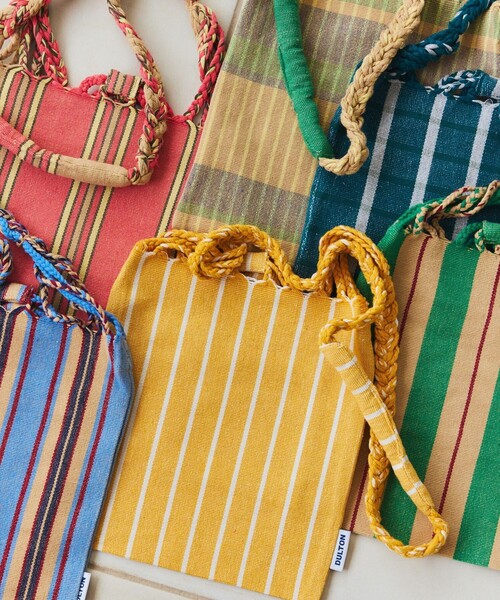 DULTON(ダルトン)の「DULTON/ダルトン HAMMOCK SACOCHE ハンモック ストライプ サコッシュバッグ(ショルダーバッグ・レディース・レッド/グリーン/イエロー/ダークグリーン/サックスブルー/オリーブ・ONE SIZE)」の7枚目の写真