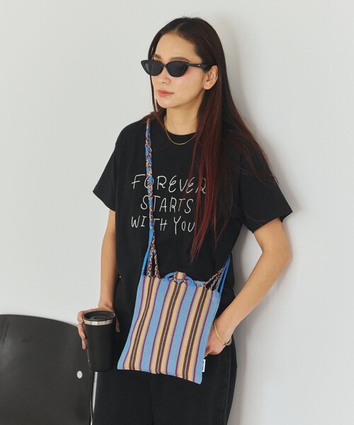 DULTON(ダルトン)の「DULTON/ダルトン HAMMOCK SACOCHE ハンモック ストライプ サコッシュバッグ(ショルダーバッグ・レディース・レッド/グリーン/イエロー/ダークグリーン/サックスブルー/オリーブ・ONE SIZE)」の9枚目の写真