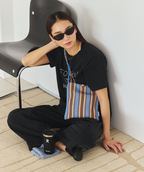 DULTON(ダルトン)の「DULTON/ダルトン HAMMOCK SACOCHE ハンモック ストライプ サコッシュバッグ(ショルダーバッグ・レディース・レッド/グリーン/イエロー/ダークグリーン/サックスブルー/オリーブ・ONE SIZE)」の10枚目の写真