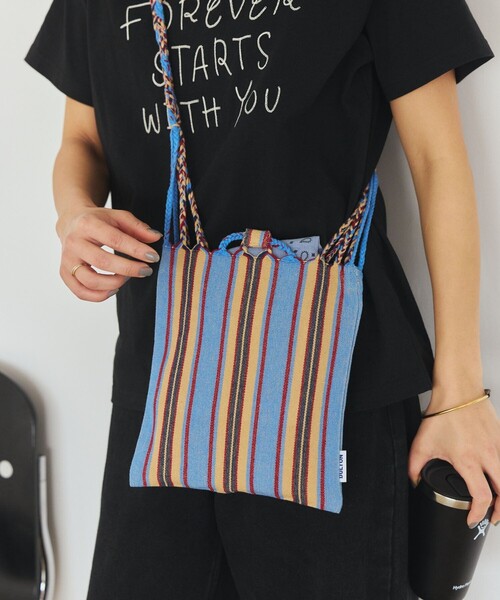 DULTON(ダルトン)の「DULTON/ダルトン HAMMOCK SACOCHE ハンモック ストライプ サコッシュバッグ(ショルダーバッグ・レディース・レッド/グリーン/イエロー/ダークグリーン/サックスブルー/オリーブ・ONE SIZE)」の11枚目の写真