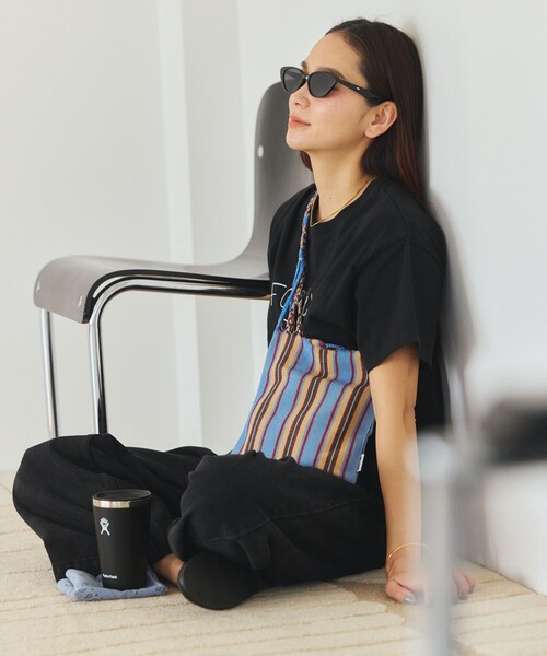 DULTON(ダルトン)の「DULTON/ダルトン HAMMOCK SACOCHE ハンモック ストライプ サコッシュバッグ(ショルダーバッグ・レディース・レッド/グリーン/イエロー/ダークグリーン/サックスブルー/オリーブ・ONE SIZE)」の12枚目の写真