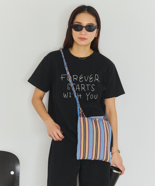 DULTON(ダルトン)の「DULTON/ダルトン HAMMOCK SACOCHE ハンモック ストライプ サコッシュバッグ(ショルダーバッグ・レディース・レッド/グリーン/イエロー/ダークグリーン/サックスブルー/オリーブ・ONE SIZE)」の15枚目の写真