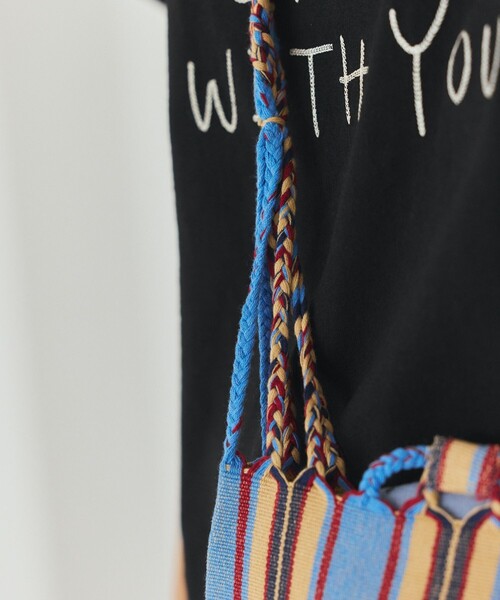 DULTON(ダルトン)の「DULTON/ダルトン HAMMOCK SACOCHE ハンモック ストライプ サコッシュバッグ(ショルダーバッグ・レディース・レッド/グリーン/イエロー/ダークグリーン/サックスブルー/オリーブ・ONE SIZE)」の19枚目の写真