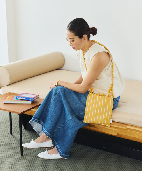 DULTON(ダルトン)の「DULTON/ダルトン HAMMOCK SACOCHE ハンモック ストライプ サコッシュバッグ(ショルダーバッグ・メンズ・レッド/グリーン/イエロー/ダークグリーン/サックスブルー/オリーブ・ONE SIZE)」の21枚目の写真