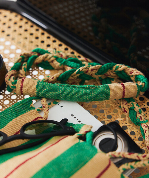 DULTON(ダルトン)の「DULTON/ダルトン HAMMOCK SACOCHE ハンモック ストライプ サコッシュバッグ(ショルダーバッグ・メンズ・レッド/グリーン/イエロー/ダークグリーン/サックスブルー/オリーブ・ONE SIZE)」の13枚目の写真