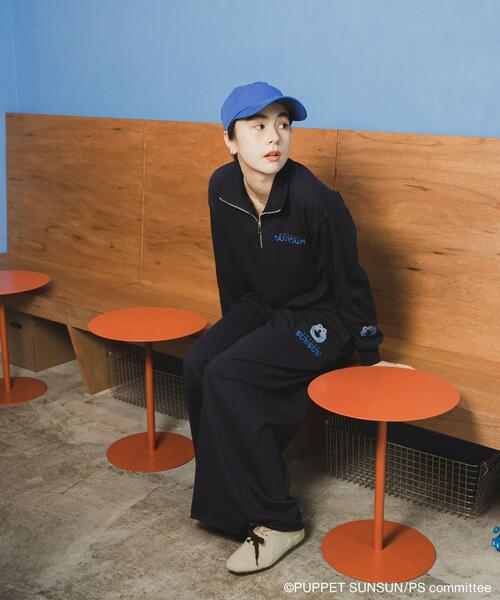 SENSE OF PLACE by URBAN RESEARCH（センスオブプレイスバイアーバンリサーチ）の「『ユニセックス』『別注』SUNSUN×SENSE OF PLACE　スウェットパンツ（その他パンツ・レディース・ネイビー/ライトグレー・LARGE/MEDIUM）」の13枚目の写真