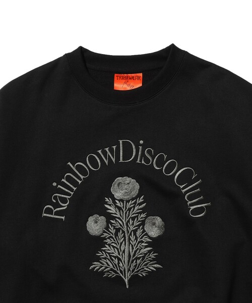 BEAMS T（ビームスティー）の「Rainbow Disco Club × TRIBE WEAR / Sweat（スウェット・メンズ・ブラック・XL/L/M/S）」の4枚目の写真