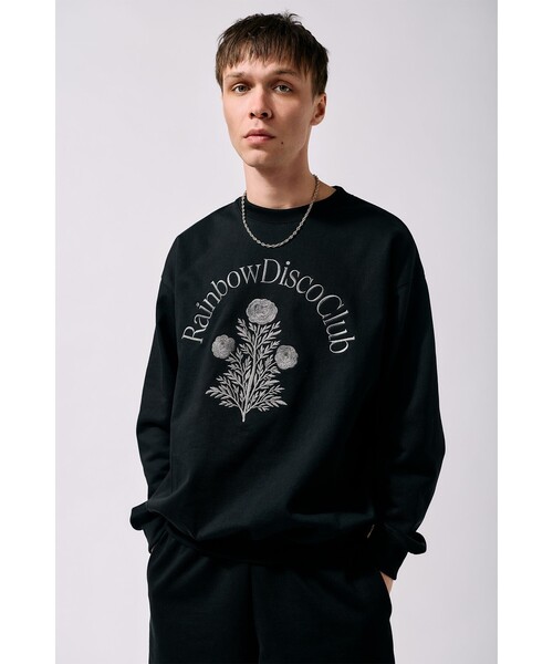 BEAMS T（ビームスティー）の「Rainbow Disco Club × TRIBE WEAR / Sweat（スウェット・メンズ・ブラック・XL/L/M/S）」の2枚目の写真