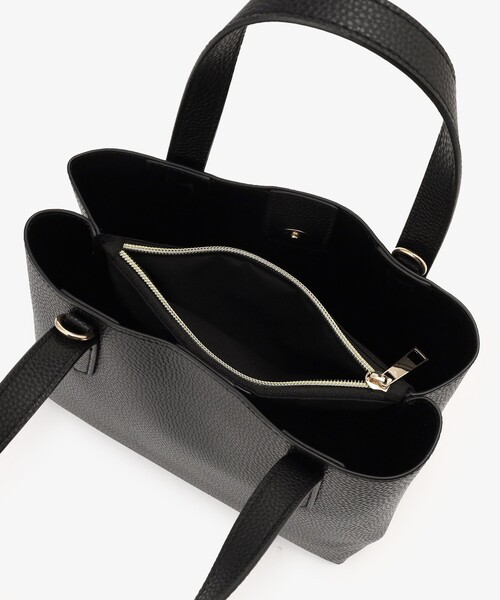 Afternoon Tea（アフタヌーンティー）の「三層合皮ショルダーバッグ（ショルダーバッグ・レディース・ベージュ/ブラック・ONE SIZE）」の6枚目の写真