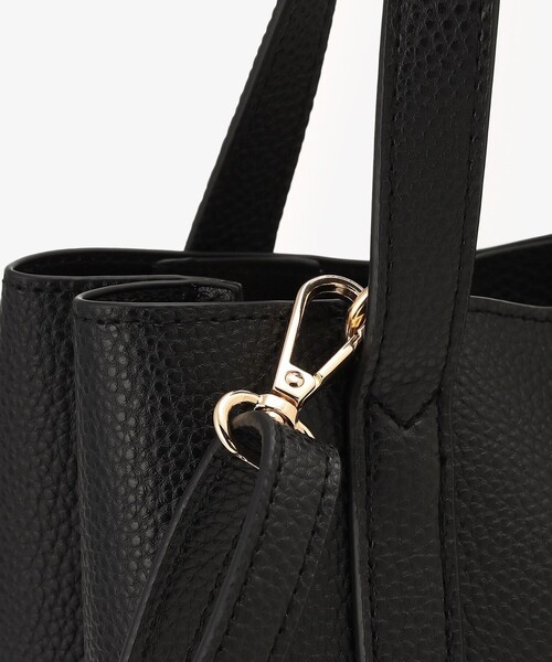 Afternoon Tea（アフタヌーンティー）の「三層合皮ショルダーバッグ（ショルダーバッグ・レディース・ベージュ/ブラック・ONE SIZE）」の7枚目の写真