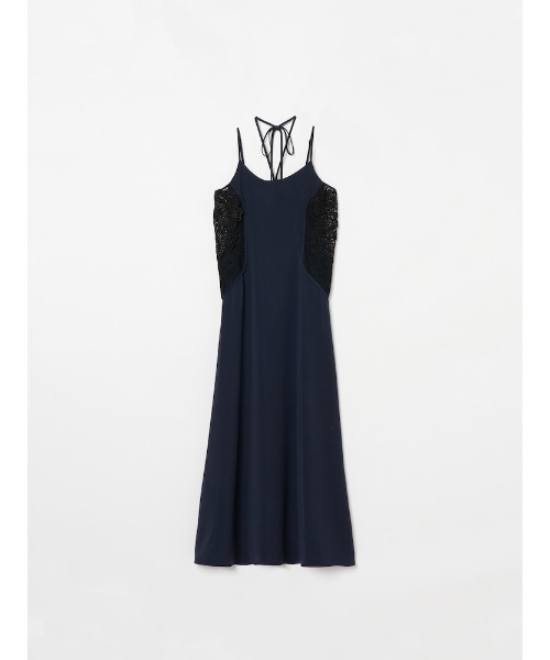 sahara（サハラ）の「Lace Inset Camisole Dress/レースインセットキャミソールドレス（ワンピース・レディース・ネイビー/ブラック・FREE）」の16枚目の写真