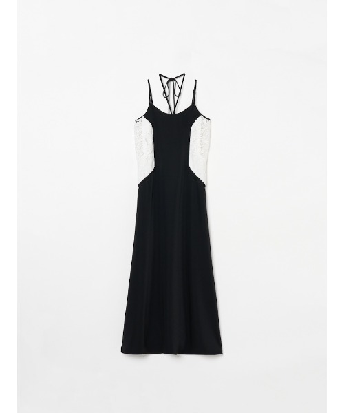 sahara（サハラ）の「Lace Inset Camisole Dress/レースインセットキャミソールドレス（ワンピース・レディース・ネイビー/ブラック・FREE）」の15枚目の写真