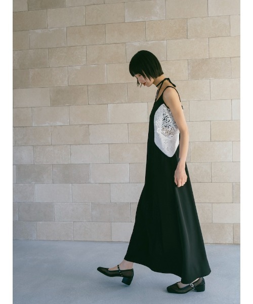 sahara（サハラ）の「Lace Inset Camisole Dress/レースインセットキャミソールドレス（ワンピース・レディース・ネイビー/ブラック・FREE）」の19枚目の写真