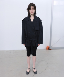 HALF TRENCH JACKET (BLACK)