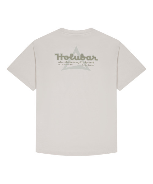 HOLUBAR(ホルバー)の「Flatirons Logo T Shirt Light Beige(Tシャツ/カットソー・メンズ・その他・LARGE)」の1枚目の写真