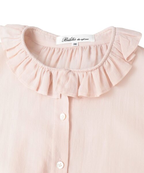 Tiara（ティアラ）の「【Bilitis dix-sept ans/ビリティス・ディセッタン】Parisiennen Blouse（シャツ/ブラウス・レディース・アイボリー/ピンク・FREE）」の4枚目の写真