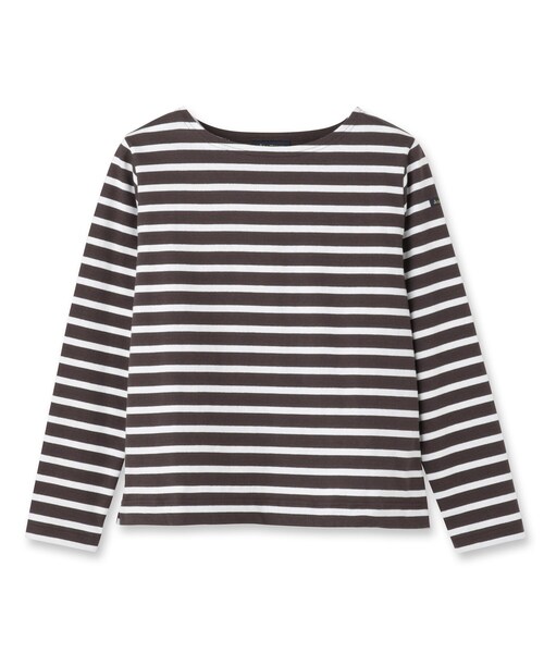 Le Minor(ルミノア)の「【Le minor】ボーダーカットソー(Tシャツ/カットソー・レディース・ピンク系7/ブラウン系その他3・02)」の3枚目の写真