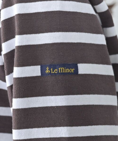 Le Minor(ルミノア)の「【Le minor】ボーダーカットソー(Tシャツ/カットソー・レディース・ピンク系7/ブラウン系その他3・02)」の11枚目の写真