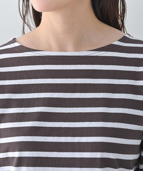 Le Minor(ルミノア)の「【Le minor】ボーダーカットソー(Tシャツ/カットソー・レディース・ピンク系7/ブラウン系その他3・02)」の15枚目の写真