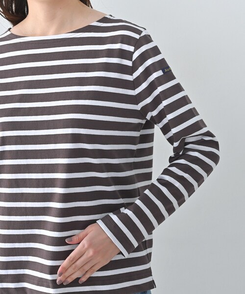 Le Minor(ルミノア)の「【Le minor】ボーダーカットソー(Tシャツ/カットソー・レディース・ピンク系7/ブラウン系その他3・02)」の16枚目の写真