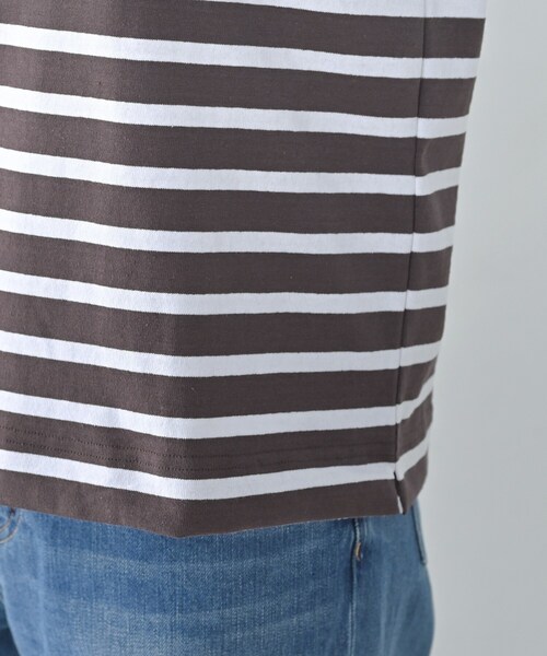 Le Minor(ルミノア)の「【Le minor】ボーダーカットソー(Tシャツ/カットソー・レディース・ピンク系7/ブラウン系その他3・02)」の17枚目の写真