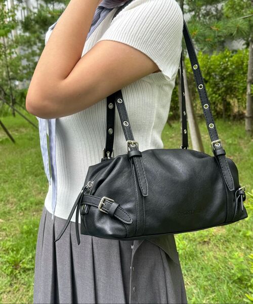 THE GREEN LAB（ザグリーンラボ）の「ヴィンテージスクエアショルダーバッグ[ブラック]（ショルダーバッグ・レディース・その他・FREE）」の14枚目の写真