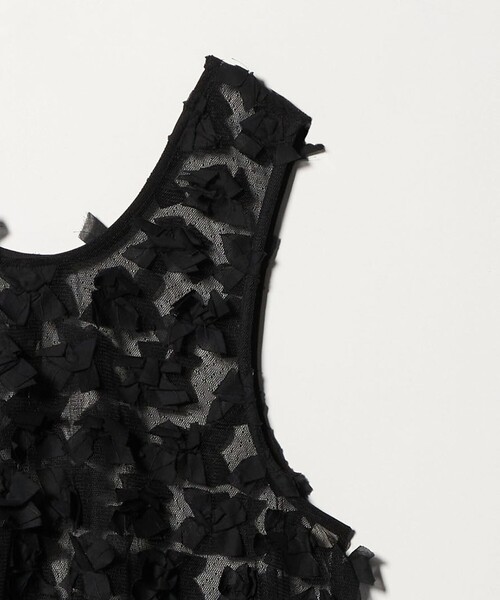 AEWEN MATOPH(イウエン マトフ)の「<AEWEN MATOPH>ドットチュールリボンノースリーブ(シャツ/ブラウス・レディース・ブラック/ホワイト・FREE)」の15枚目の写真