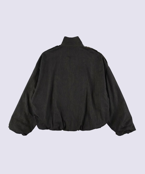 sulvam(サルバム)の「【sulvam/サルバム】デニムバルーンブルゾン(ブルゾン・メンズ・ブラック/インディゴブルー・M/S)」の9枚目の写真