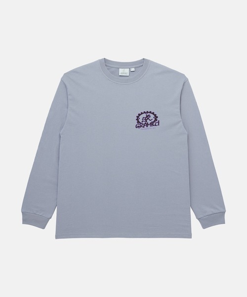 Gramicci(グラミチ)の「EQUIPPED FOR DIRT L/S TEE / エクイップドフォーダートロングスリーブTシャツ Gramicci グラミチ(Tシャツ/カットソー・メンズ・ラベンダー/ホワイト/ブラック系その他・S/M/L/XL/XXL)」の7枚目の写真